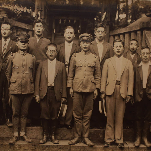 Japan Military Soldiers and Group Civils Photo Japanese Photography World War I Era