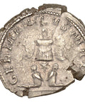 258 - 259 A.D Roman Empire Gallienus Antoninianus Coin Silver