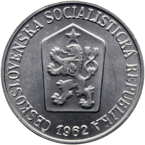 1962 1 Haler Czechoslovakia Coin