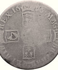 1696 Crown William III Coin UK Silver