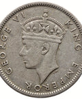 1942 S Sixpence Fiji Coin George V Silver San Francisco Mint